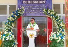 Bupati Delis Resmikan Puskesmas dan Pustu di Dua Desa, Berharap Pelayanan Kesehatan Makin Berkualitas