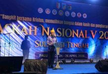 Tutup Paskah Nasional, Anwar Hafid Tegaskan Sulteng Berkah sebagai Simbol Persatuan
