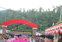 Kunker ke Morut, Kapolda Resmikan GOR Dhira Brata dan Salurkan Bansos