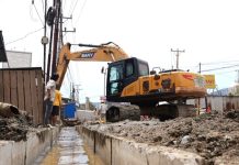 Tingkatkan Infrastruktur Jalan Nasional, IMIP Bangun Drainase Beton di Ruas Trans Sulawesi