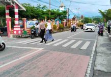 Polsek Poso Kota Intensifkan Strong Point di Titik Rawan