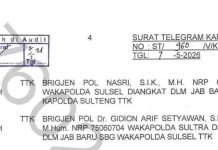Ditunjuk Jadi Kapolda Sulteng, Brigjen Pol Nasri Sulaeman Ternyata Leting Kapolri