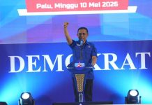 Terpilih Secara Aklamasi, Anwar Hafid Kembali Pimpin Demokrat Sulteng Periode 2026–2031