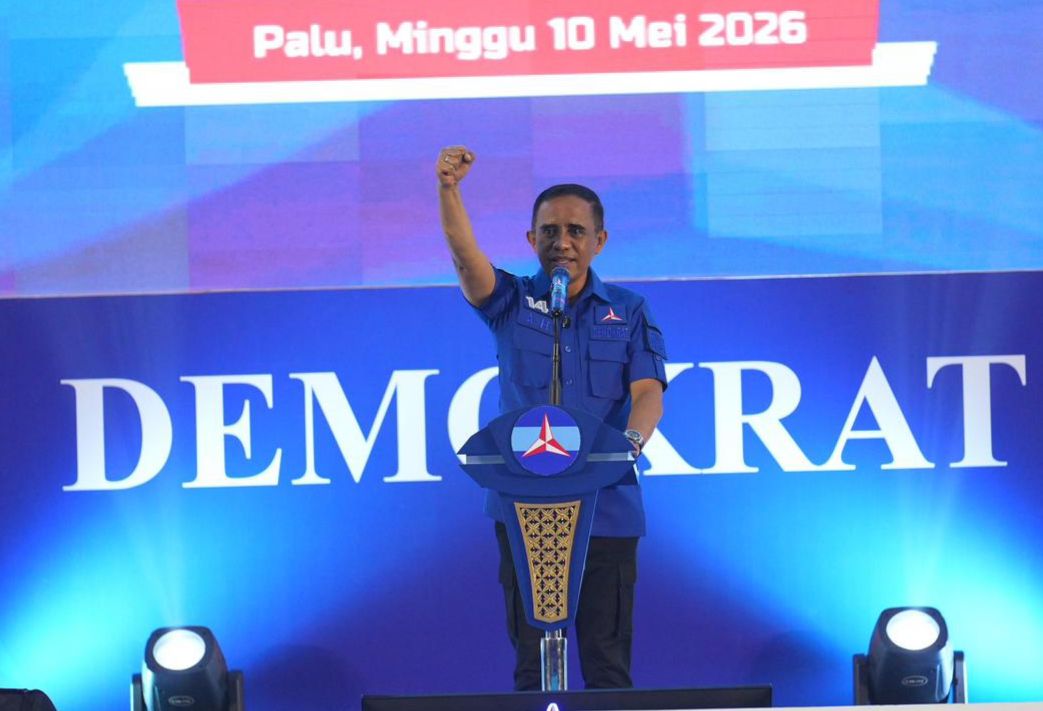 Anwar Hafid Terpilih Aklamasi Pimpin DPD Demokrat Sulawesi Tengah Periode 2026-2031 di Palu