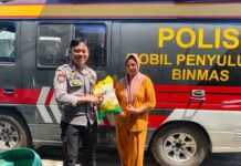 Binmas Polres Poso Salurkan Beras SPHP Lewat Gerakan Pangan Murah