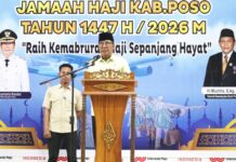 130 Jamaah Haji Poso Pulang, Disambut Haru Keluarga