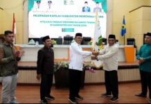 Wabup Djira Lepas Kafilah Morowali Utara Menuju MTQ XXXI Tingkat Provinsi Sulawesi Tengah di Sigi