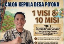 Tokoh Muda Berpengalaman Siap Bertarung di Pilkades Poona, Optimistis Kalahkan Petahana