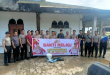 Sambut Hari Bhayangkara ke-80, Polres Morowali Utara Gelar Bakti Religi
