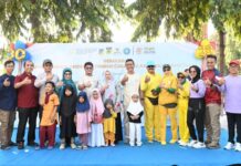 Wagub Reny Ajak Ayah Lebih Aktif Mengasuh Saat Hadiri Pencanangan GATI