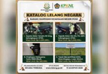 Empat Barang Bukti Rampasan Negara Siap Dilelang