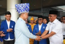 Gubernur Sulteng Sambut Kedatangan Menko Pangan Zulkifli Hasan di Palu