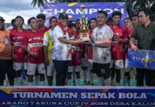 Gubernur Anwar Hafid Tutup Turnamen Taruna Cup di Desa Kalora, Berikan Bonus bagi Para Juara