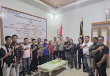 Seminggu Bertugas, Kapolres Morut AKBP Junaidy Weken “Ngopi Bareng” Wartawan , Perkuat Sinergi Kamtibmas