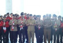 Lepas Kontingen Kwarcab Morowali Ke Jamnas XII, Bupati Iksan: Jaga Nama Baik Morowali