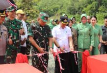 Bupati Morowali Hadiri Peresmian Jembatan Perintis Garuda, Perkuat Akses Masyarakat Desa Ipi
