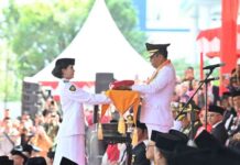 Detik-detik Proklamasi HUT ke-81 RI di Sulteng Berlangsung Khidmat