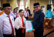 Lantik 42 Pejabat Fungsional Kepala Sekolah, Bupati Delis Bangga Morut Memiliki Tingkat Literasi Dan Numerasi No.1 Se-Sulteng