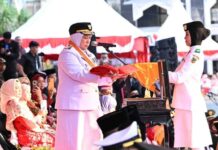Paskibraka Sulteng Tuntaskan Tugas di HUT ke-81 Kemerdekaan RI, Sang Saka Merah Putih Turun dengan Khidmat