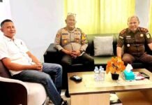 Polsek Pamona Timur dan Cabjari Tentena Perkuat Koordinasi Penanganan Perkara