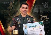 Letkol Baja Sirait Juara I LKJ TMMD