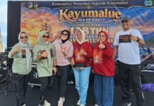 Anleg Vivi Irade SE Apresiasi Festival Budaya Peringatan 138 Tahun Perjuangan Masyarakat Kayumalue