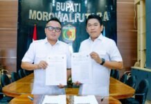 Bupati Delis dan BPN Morut Perkuat Layanan Pertanahan