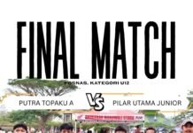 Pilar Utama Junior Lanumor Juara U-12 FOSNAS Sulteng