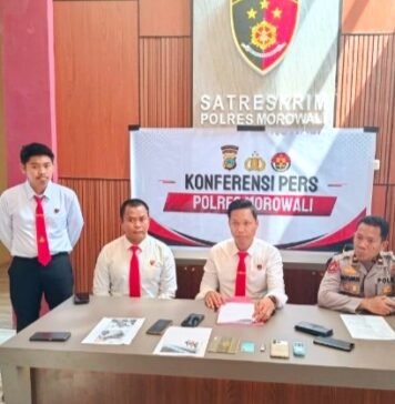 Polres Morowali Amankan Pelaku Kasus Pencurian Uang di Mobil Dengan Modus Pecah Kaca
