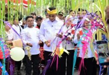 Anwar Hafid Resmikan Jembatan Berani, Anak-Anak ke Sekolah Tak Lagi Takut Seberangi Sungai