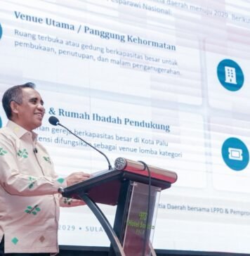 Pemprov Sulteng Akan Bangun Venue Kapasitas 50 Ribu Orang Untuk Pesparawi 2029