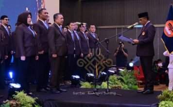 Lantik DPW MIPI Sulteng, Gubernur Anwar Hafid Ibaratkan Tugas Pemerintah Bagai Penjaga Malam: Agar Rakyat Aman dan Sejahtera
