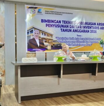 Wabup Iriane Buka Bimtek Pemberkasan dan Penyusunan Daftar Inventaris Arsip Tahun 2026
