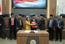 Wabup Morowali, Iriane Iliyas Hadiri Rapat Paripurna Atas Pandangan Umum Fraksi atas Ranperda RAPBD 2027