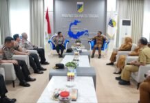 Gubernur Anwar Hafid Terima Audiensi Kapolda Sulteng, Bahas Sejumlah Persoalan Strategis Daerah