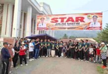 Ribuan Semangat, Jalan Santai Warnai HUT ke-13 Morut