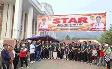 Ribuan Semangat, Jalan Santai Warnai HUT ke-13 Morut